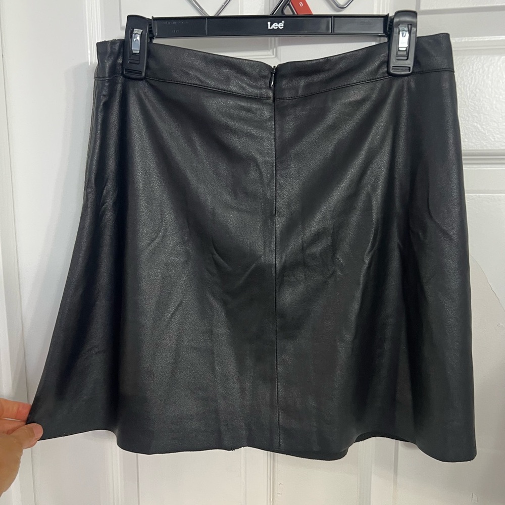 Sanctuary Women's Sleek Black Mini Skirt